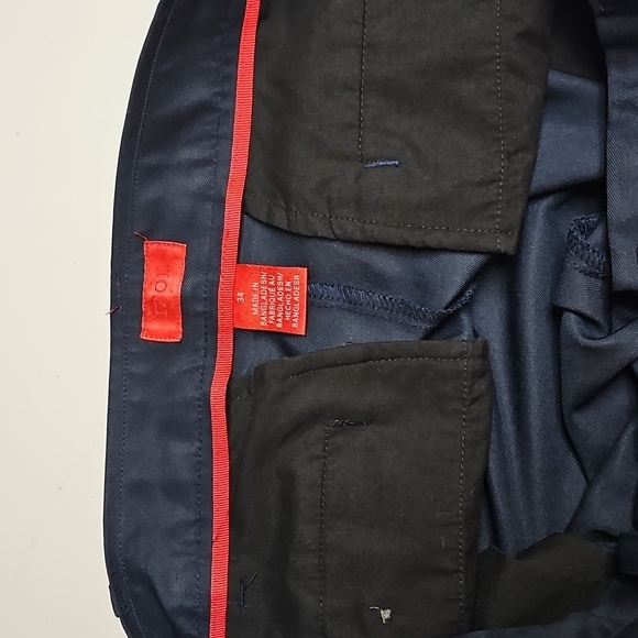 Izod Mens Shorts Sz 34 Navy - Picture 7 of 9